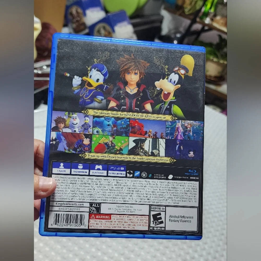 PS4 EUC PLAYSTATION KINGDOM HEARTS III VIDEO GAME